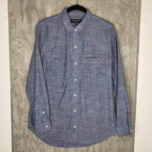 Banana Republic | Chambray Polka Dot Button Up